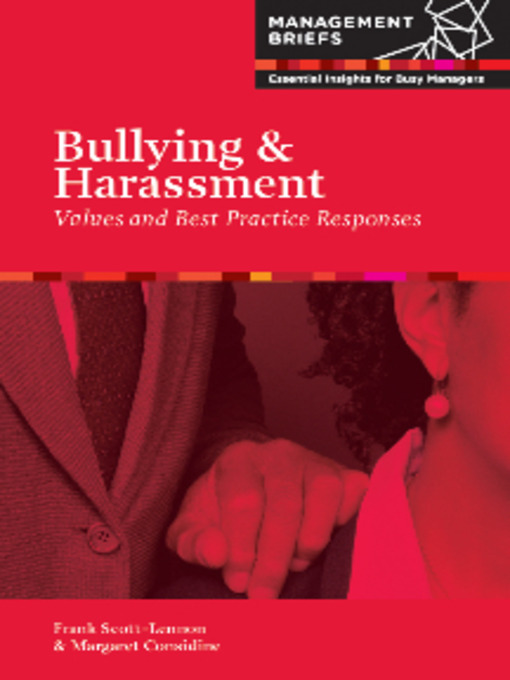 Title details for Bullying & Harassment by Frank Scott-Lennon - Available